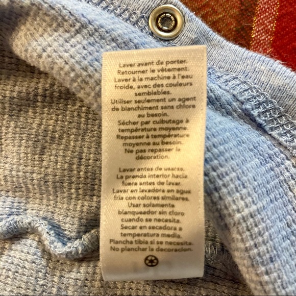 Child of Mine Boys Button Up Footed Pajamas New Born 2 piece - Picture 11 of 11